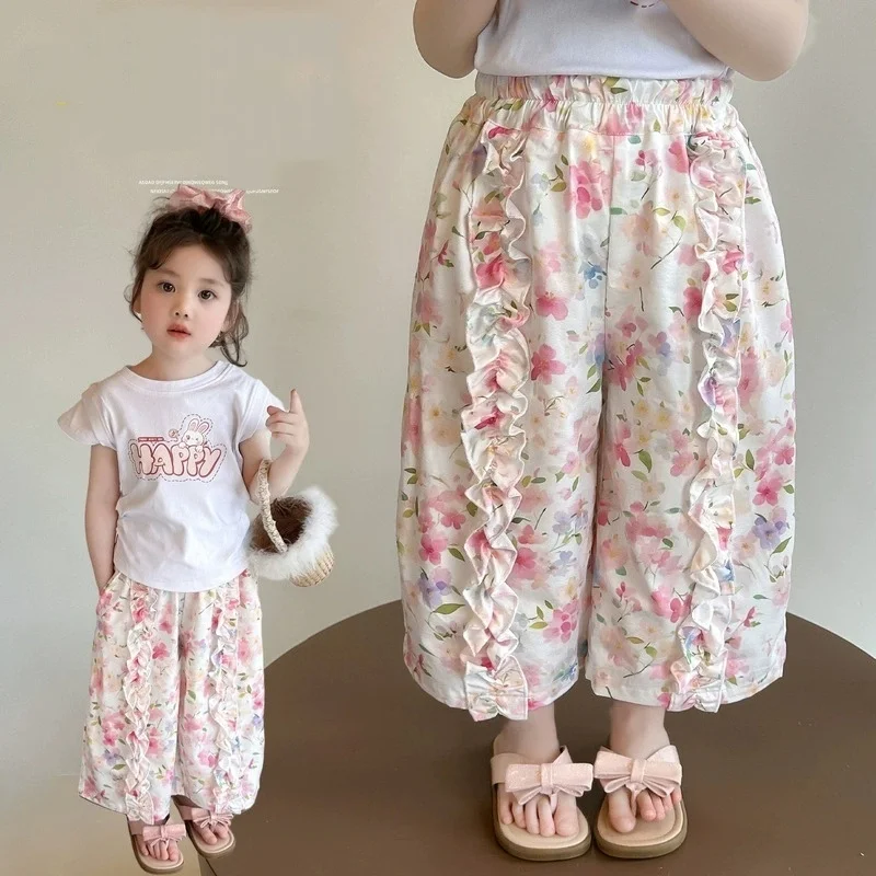 Girls' 2026 Summer Cropped Pants, Mid To Large Size Children's Western-style Loose Straight Leg Pants, New Casual Pants
Girls' 2026 Summer Cropped Pants, Mid To Large Size Children's Western-style Loose Straight Leg Pants, New Casual Pants