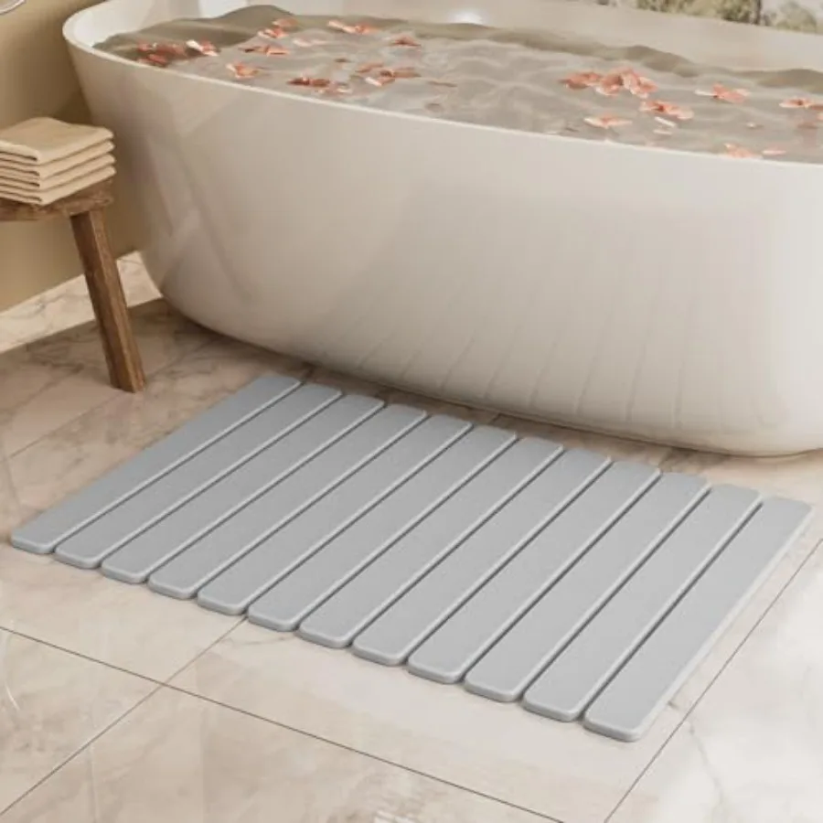 Large Stone Bath Mat 31.5 x 19.7in, Quick Dry Stone Drying Mats for Bathroom, Super Absorbent Foldable Bath Stone Mat, Non Slip
Large Stone Bath Mat 31.5 x 19.7in, Quick Dry Stone Drying Mats for Bathroom, Super Absorbent Foldable Bath Stone Mat, Non Slip