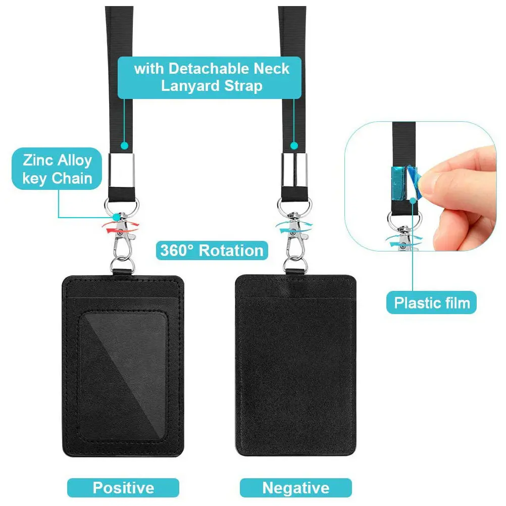 1Set PU Id Cards Holder with Lanyard and Buckle Compact Lightweight Portable Work Badge Case for Nurses Teachers Students Office
1Set PU Id Cards Holder with Lanyard and Buckle Compact Lightweight Portable Work Badge Case for Nurses Teachers Students Office