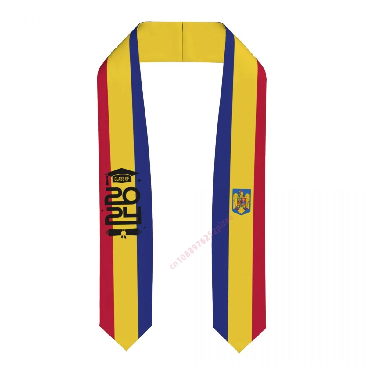 Romania Country Flag Class Of 2024 183*13CM Graduation Stole Sash Scarf For International Students
Romania Country Flag Class Of 2024 183*13CM Graduation Stole Sash Scarf For International Students