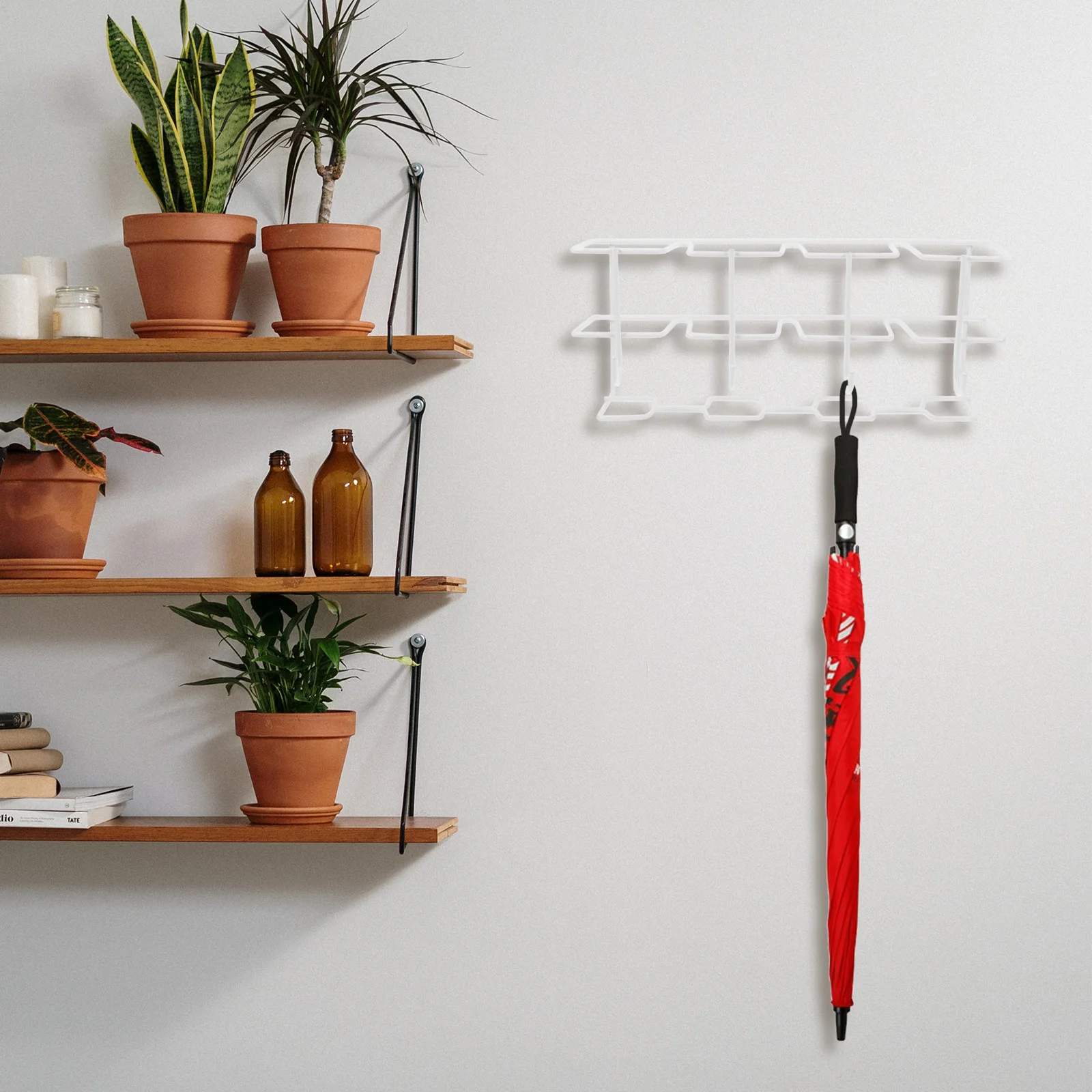 Umbrella Stand Hook Storage -mounted Draining Holder Punch Free Umbrella Shelf Nail-free Organizer Home Entryway
Umbrella Stand Hook Storage -mounted Draining Holder Punch Free Umbrella Shelf Nail-free Organizer Home Entryway