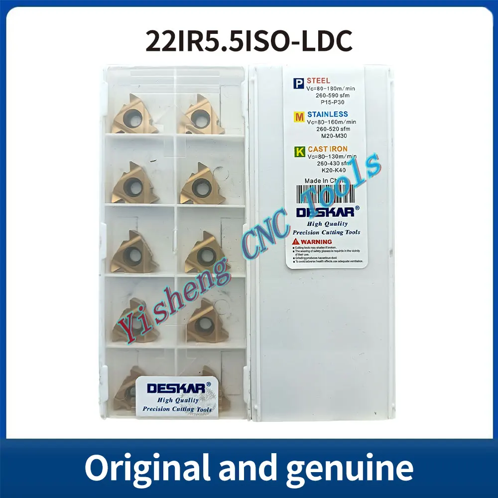 DESKAR 100% Original 22IR3.5ISO 22IR4.0ISO 22IR4.5ISO 22IR5.0ISO 22IR5.5ISO 22IR6.0ISO LDA LDC CNC cutting tool
DESKAR 100% Original 22IR3.5ISO 22IR4.0ISO 22IR4.5ISO 22IR5.0ISO 22IR5.5ISO 22IR6.0ISO LDA LDC CNC cutting tool