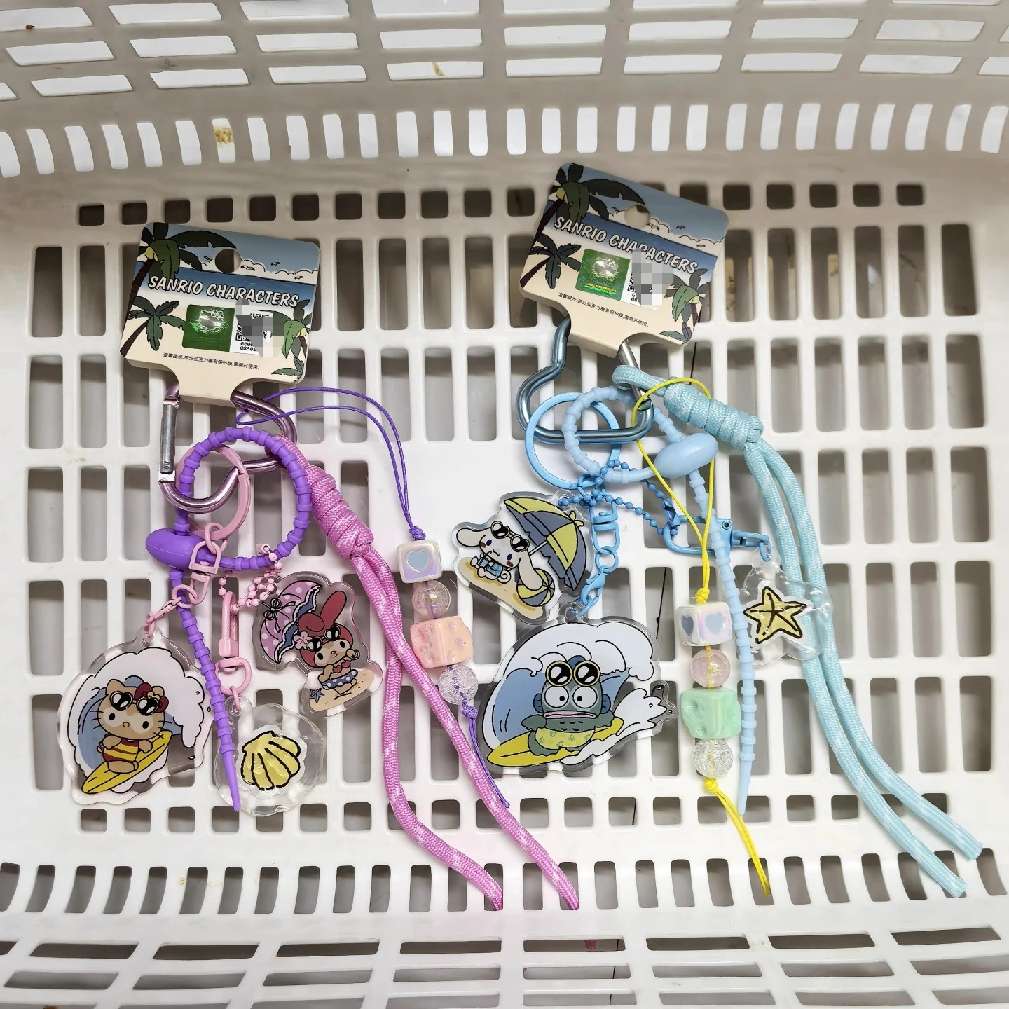 Sanrio Characters Summer Black Skin Series Braided Cord Keychain - Edition Anime Fashion Accessories for Kawaii Lovers
Sanrio Characters Summer Black Skin Series Braided Cord Keychain - Edition Anime Fashion Accessories for Kawaii Lovers