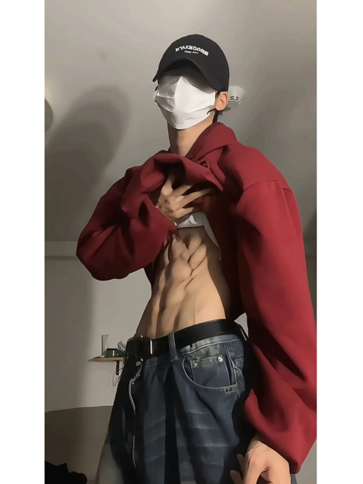 Oversize Fce Lined Hoodie Men's Wine Red Heavyweight American High Street Coat Casual Loose Fit Long Sve Youth Faion
Oversize Fce Lined Hoodie Men's Wine Red Heavyweight American High Street Coat Casual Loose Fit Long Sve Youth Faion