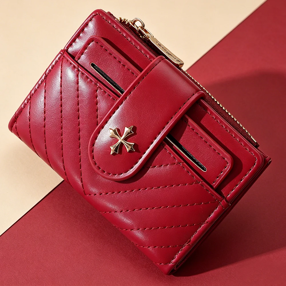 Baellerry High Quality Women's Wallet Large Capacity Card Holder Zipper Female Coin Wallet Removable Card Clip Simple Design
Baellerry High Quality Women's Wallet Large Capacity Card Holder Zipper Female Coin Wallet Removable Card Clip Simple Design