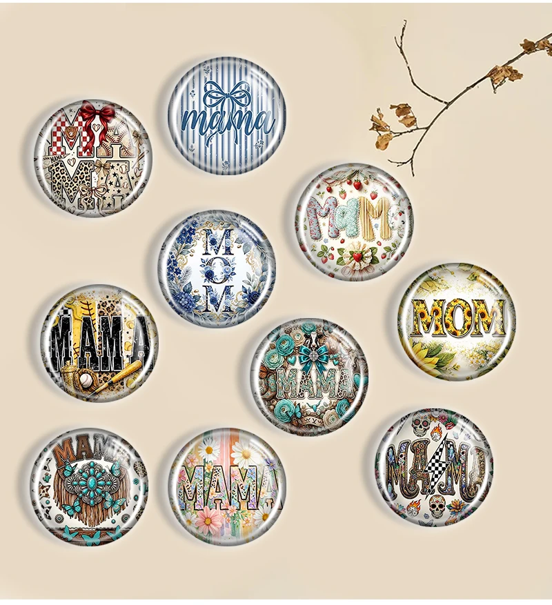 Floral Mama 12/18/20/25mm glass cabochon bracelet pendant rings for jewelry demo earrings back Making findings
Floral Mama 12/18/20/25mm glass cabochon bracelet pendant rings for jewelry demo earrings back Making findings