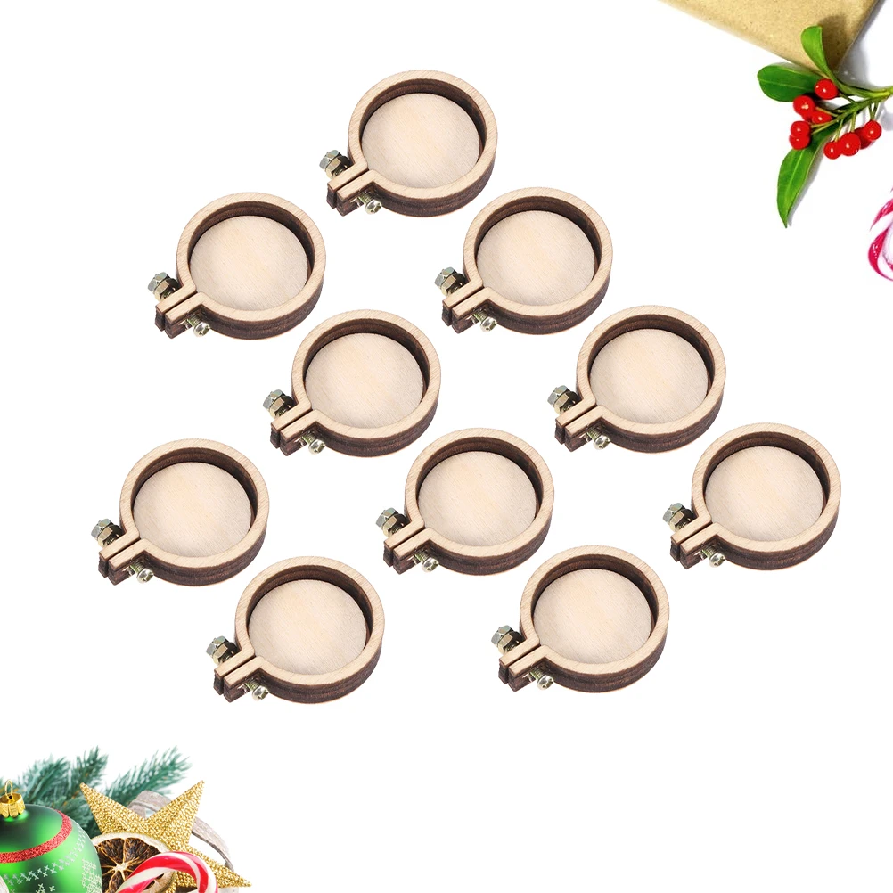 15pcs Mini Embroidery Hoop Frame for Necklace Cross Stitch Fixing Wooden Clamp Ornament Craft Wall Decoration Supplies
15pcs Mini Embroidery Hoop Frame for Necklace Cross Stitch Fixing Wooden Clamp Ornament Craft Wall Decoration Supplies