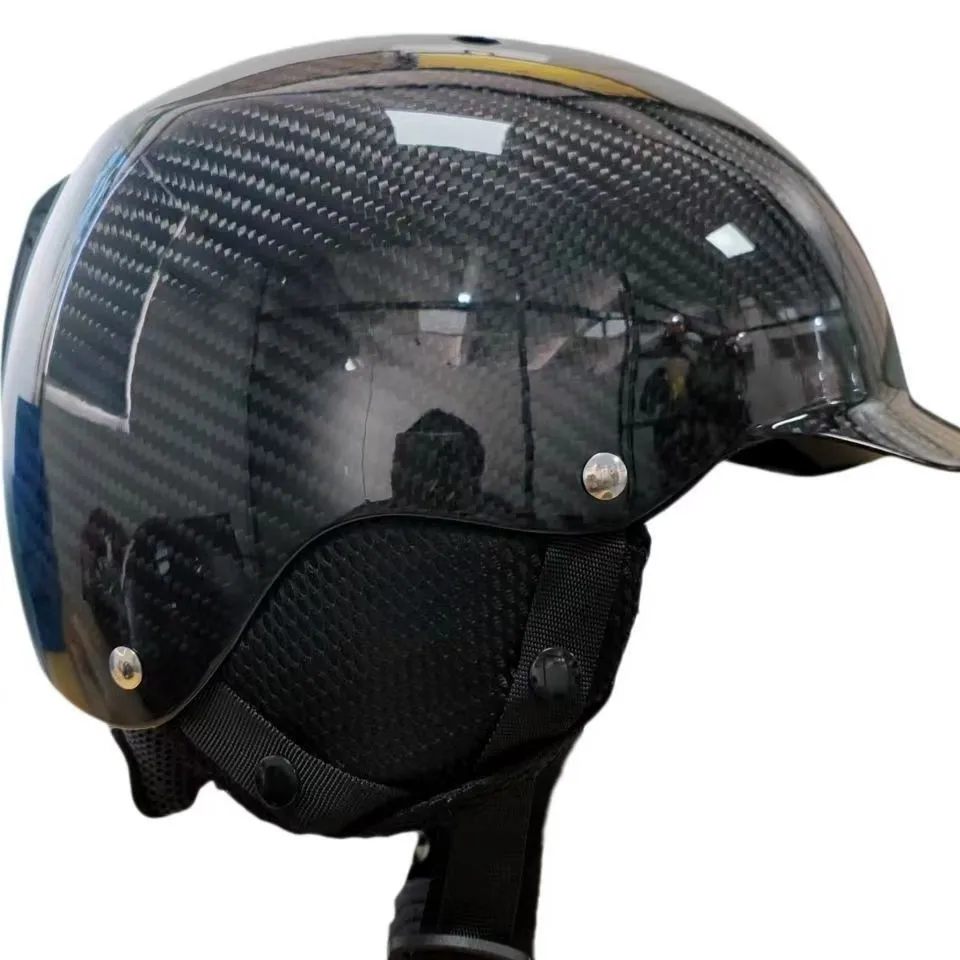 Customizable Carbon Fiber Ski Helmet for Outdoor Dual Sports Super Protection for Riding Factory-Ready
Customizable Carbon Fiber Ski Helmet for Outdoor Dual Sports Super Protection for Riding Factory-Ready
