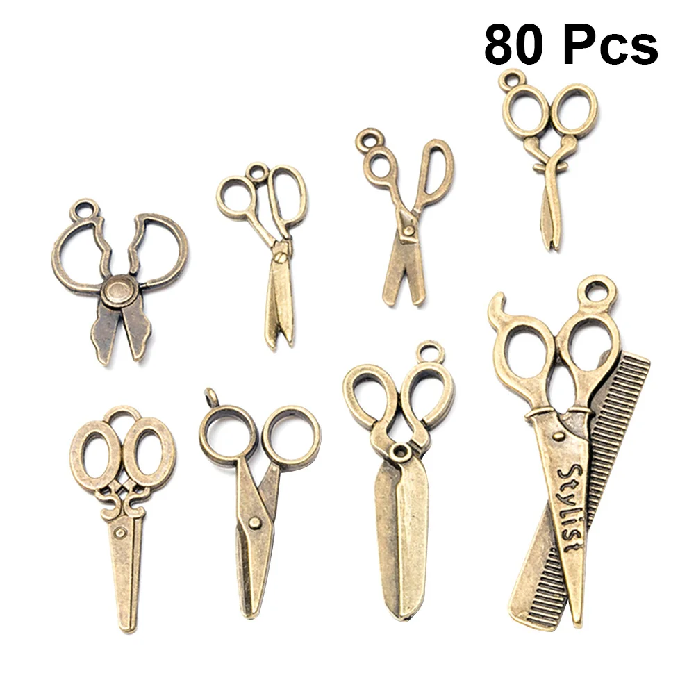 80Pcs Retro Alloy Scissors Pendant Charms DIY Creative Jewelry Accessories for Necklace Bracelet Earrings DIY Pendant Charms
80Pcs Retro Alloy Scissors Pendant Charms DIY Creative Jewelry Accessories for Necklace Bracelet Earrings DIY Pendant Charms