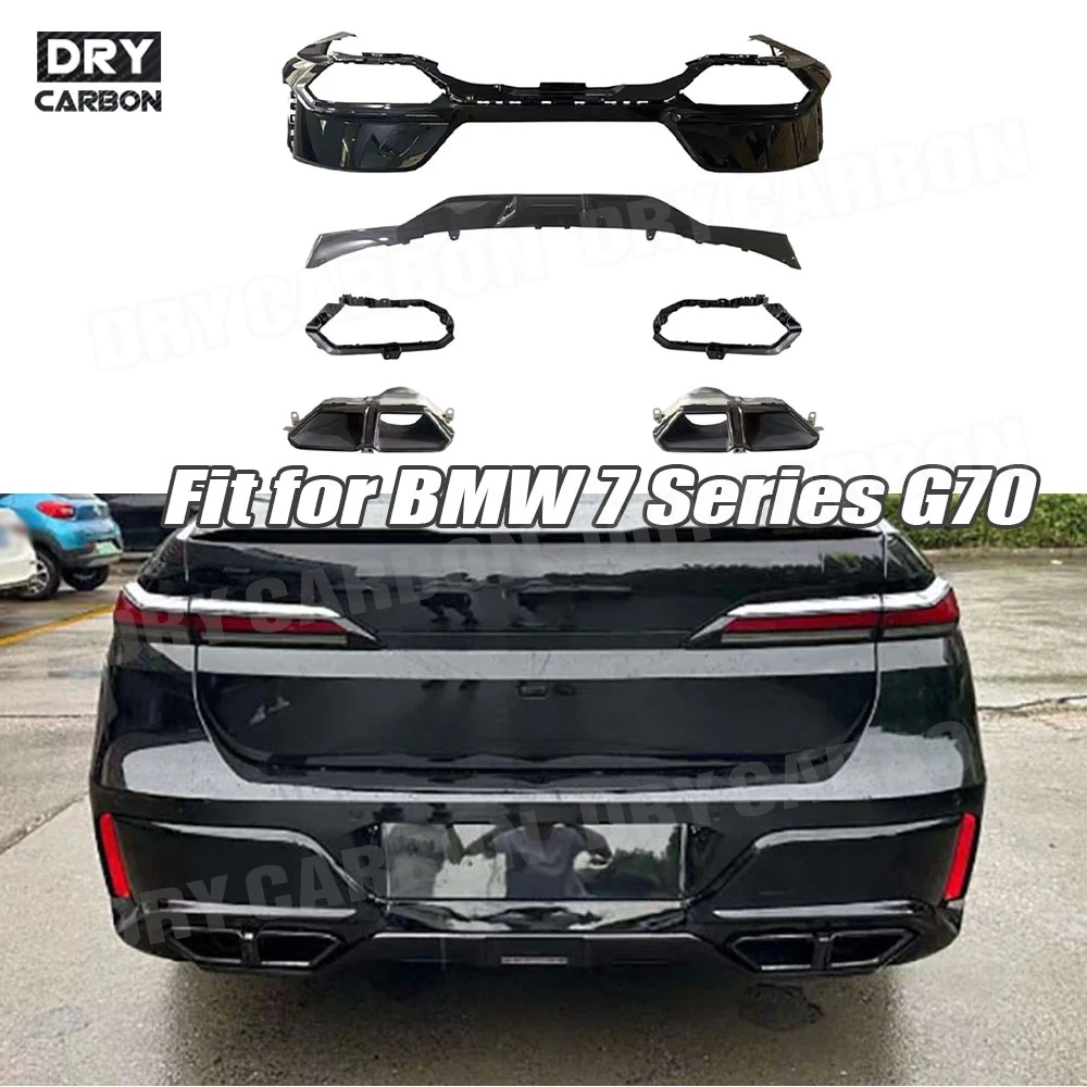 Car Styling Body Kits Accessories Rear Bumper Lip Diffuser Exhaust Tips Spoiler Guard for BMW 7 Series G70 Sport 2023+
Car Styling Body Kits Accessories Rear Bumper Lip Diffuser Exhaust Tips Spoiler Guard for BMW 7 Series G70 Sport 2023+