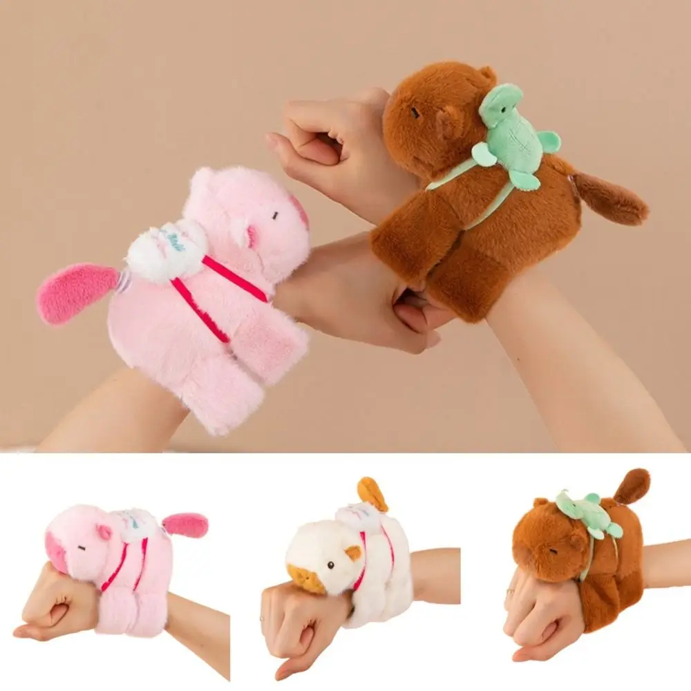 Capybara Rodent Slap Bracelet Series Wagging Tail Rotatable Plush Doll Slap Bracelet Wrist Style Simulation
Capybara Rodent Slap Bracelet Series Wagging Tail Rotatable Plush Doll Slap Bracelet Wrist Style Simulation