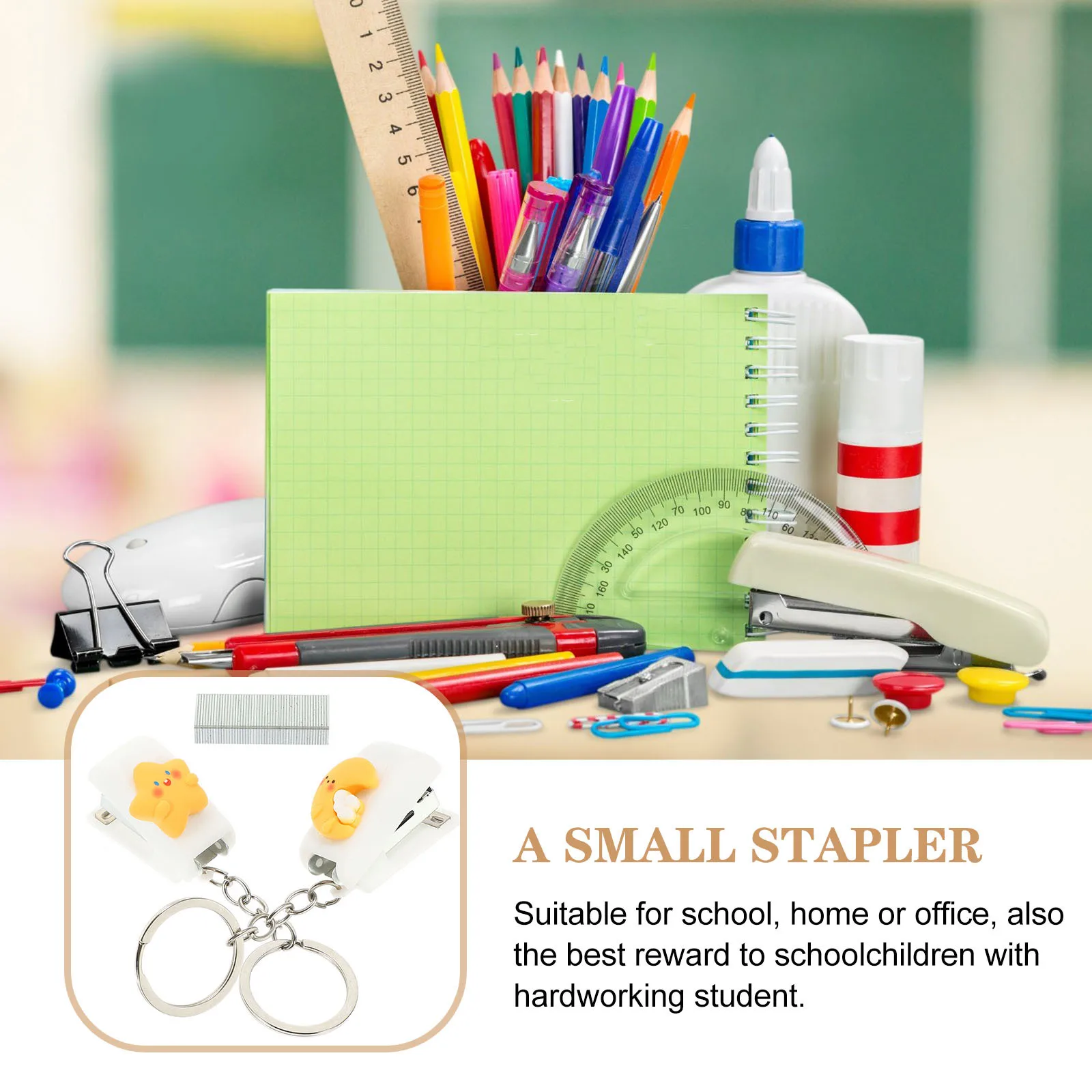 1Set Lightweight Compact Mini Stapler Best Gift for Friends Colleagues Stable Performance Quick Binding Automatic Spring Back
1Set Lightweight Compact Mini Stapler Best Gift for Friends Colleagues Stable Performance Quick Binding Automatic Spring Back