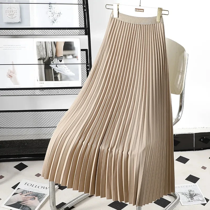 Ele Mid-Length A-Line Skirt with Pleats Versatile Slimming Design for Spring Autumn Season New Sle Chinese Faion
Ele Mid-Length A-Line Skirt with Pleats Versatile Slimming Design for Spring Autumn Season New Sle Chinese Faion