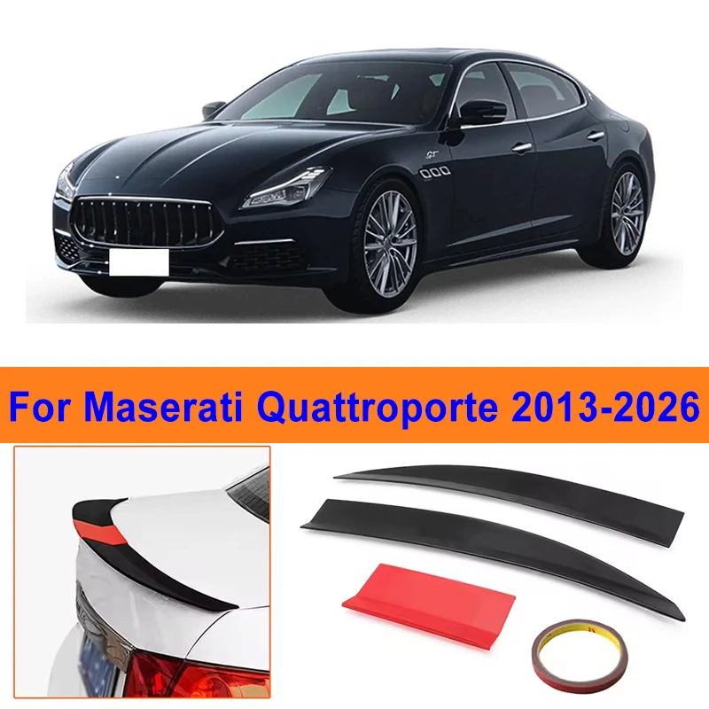 For Maserati Quattroporte 2013-2026 3-Section ABS Rear Trunk Spoiler 115-125cm Adjustable Sports Decor Top Wing Car Parts
For Maserati Quattroporte 2013-2026 3-Section ABS Rear Trunk Spoiler 115-125cm Adjustable Sports Decor Top Wing Car Parts