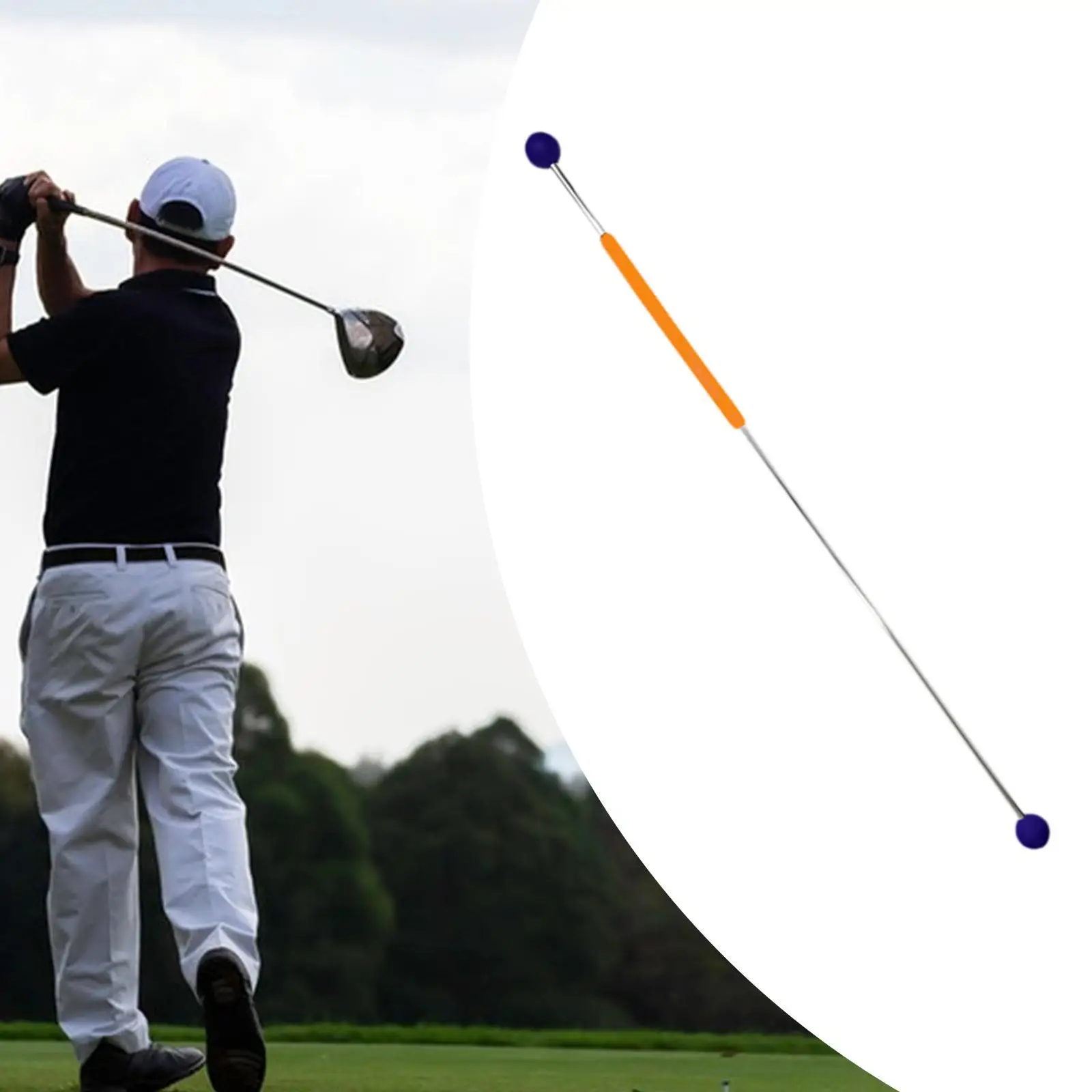 Golf Swing Trainer Correct Grip Posture Auxiliary Home Women Men Lightweight Golf Swing Training Stick for Strength Flexibility
Golf Swing Trainer Correct Grip Posture Auxiliary Home Women Men Lightweight Golf Swing Training Stick for Strength Flexibility