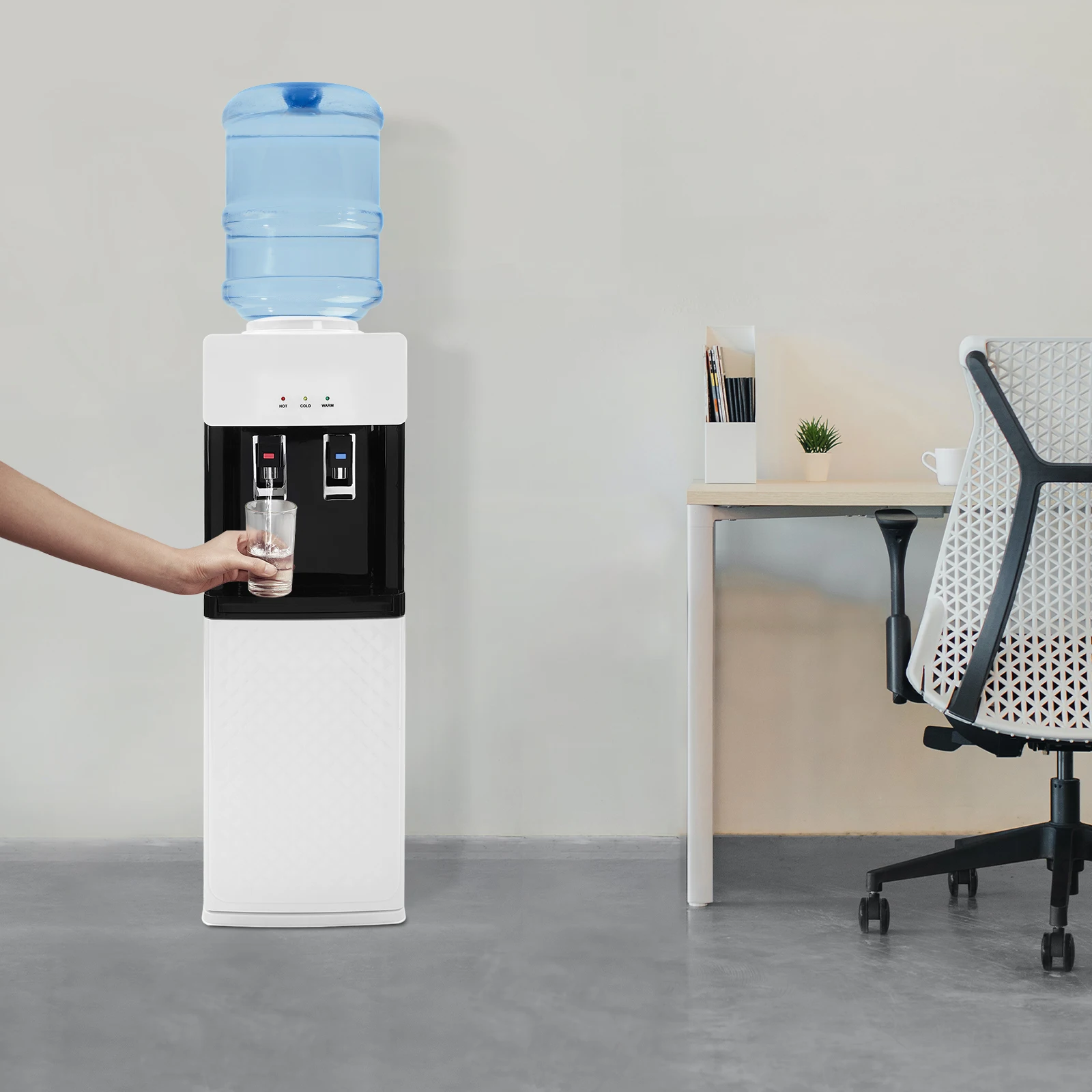 19L Top Loading Water Dispenser, Hot and Cold Water Dispenser, Free Standing Hot& Cold Water Dispenser
19L Top Loading Water Dispenser, Hot and Cold Water Dispenser, Free Standing Hot& Cold Water Dispenser