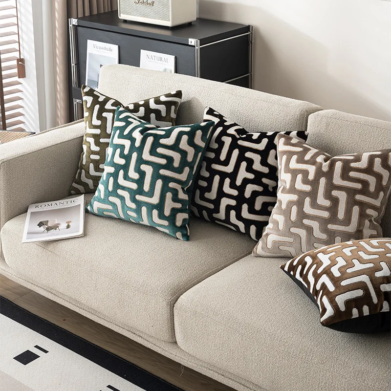Modern Jacquard Chenille Cushion Cover Velvet Textured Luxury Pillow Covers for Sofa Throw Pillow Case Vintage Boho Home Decor
Modern Jacquard Chenille Cushion Cover Velvet Textured Luxury Pillow Covers for Sofa Throw Pillow Case Vintage Boho Home Decor