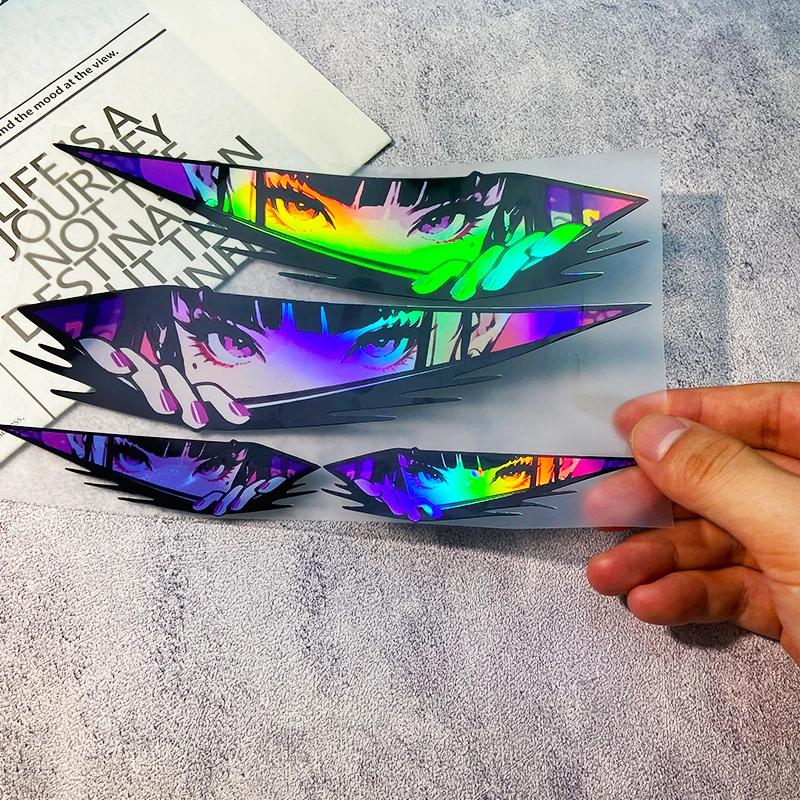 JDM Anime Eyes Decals 1Set Waterproof Stickers for Motorbike Fuel Tank Windshield Car Window & Laptop Ornament
JDM Anime Eyes Decals 1Set Waterproof Stickers for Motorbike Fuel Tank Windshield Car Window & Laptop Ornament