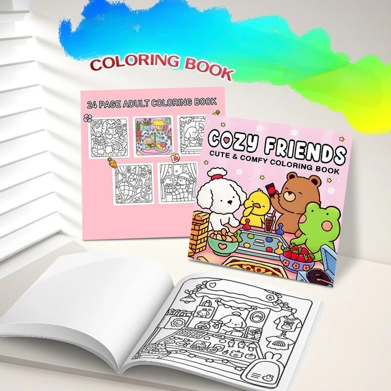 Cozy Friends Coloring Book for Adults Cute Sweet Illustrations Stress Relief Relaxation Creative Art Therapy Friendship Gift
Cozy Friends Coloring Book for Adults Cute Sweet Illustrations Stress Relief Relaxation Creative Art Therapy Friendship Gift