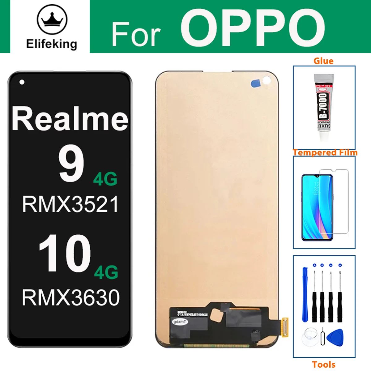 Экран для Oppo Realme 10 4G RMX3630, ЖК-дисплей, экран с дигитайзером в сборе для Realme 10, запасные части для ремонта телефонов
Экран для Oppo Realme 10 4G RMX3630, ЖК-дисплей, экран с дигитайзером в сборе для Realme 10, запасные части для ремонта телефонов