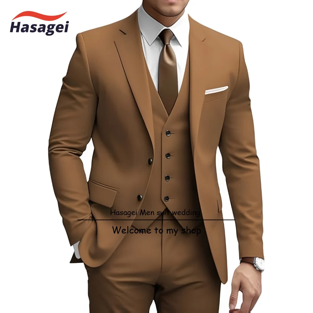 Formal Men's Suit 3 Piece Suit Wedding Groom Tuxedo Formal Jacket Pants Vest XS-5XL Custom Outfit for Men
Formal Men's Suit 3 Piece Suit Wedding Groom Tuxedo Formal Jacket Pants Vest XS-5XL Custom Outfit for Men