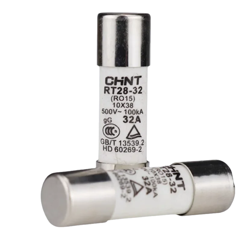 CHINT RT28-32 (RO15) 10X38 RT28-63 (RO16) 14X51 500V 2A 10A 16A 20A 25A 32A 40A 50A 63A Ceramic Fuse Link Fuse Fusible Core Kit
CHINT RT28-32 (RO15) 10X38 RT28-63 (RO16) 14X51 500V 2A 10A 16A 20A 25A 32A 40A 50A 63A Ceramic Fuse Link Fuse Fusible Core Kit