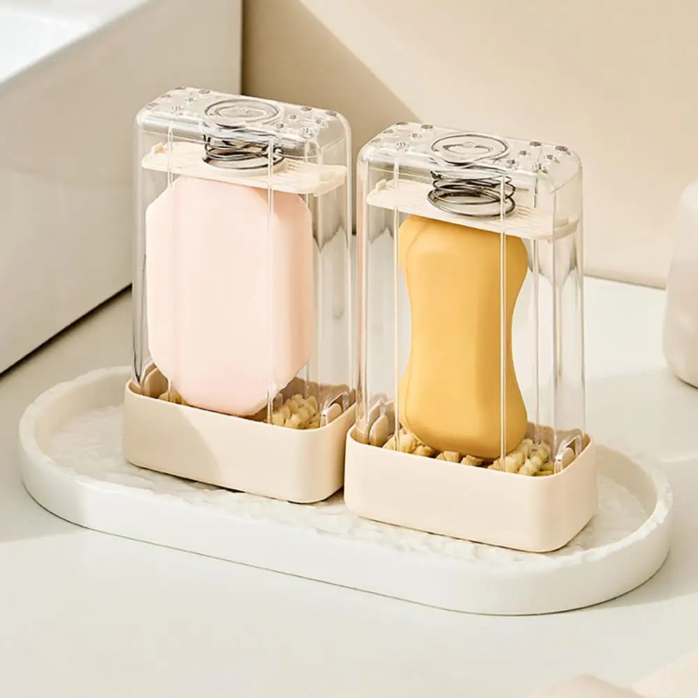Soap Storage Box Foaming Device with Drain And Ventilation Spring Adaptive Design Soap Tray Soft Bristle Brush Soap Holder
Soap Storage Box Foaming Device with Drain And Ventilation Spring Adaptive Design Soap Tray Soft Bristle Brush Soap Holder