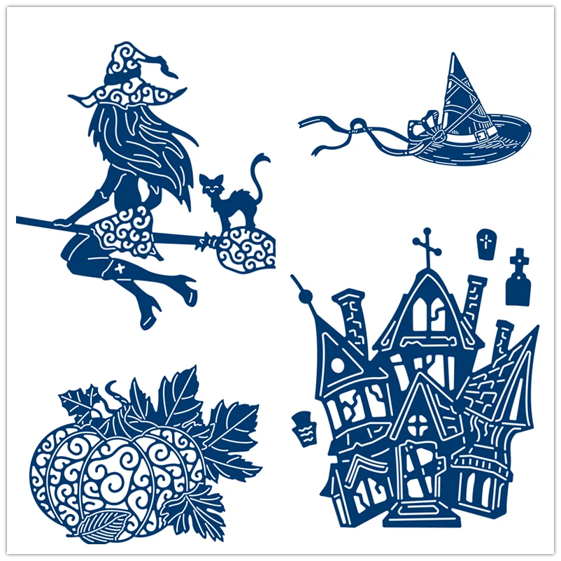 Old Halloween Lace Cross Pumpkin Witch Christmas Metal Cutting Dies Paper Card Craft Mold Dies Scrapbooking No Stamps
Old Halloween Lace Cross Pumpkin Witch Christmas Metal Cutting Dies Paper Card Craft Mold Dies Scrapbooking No Stamps