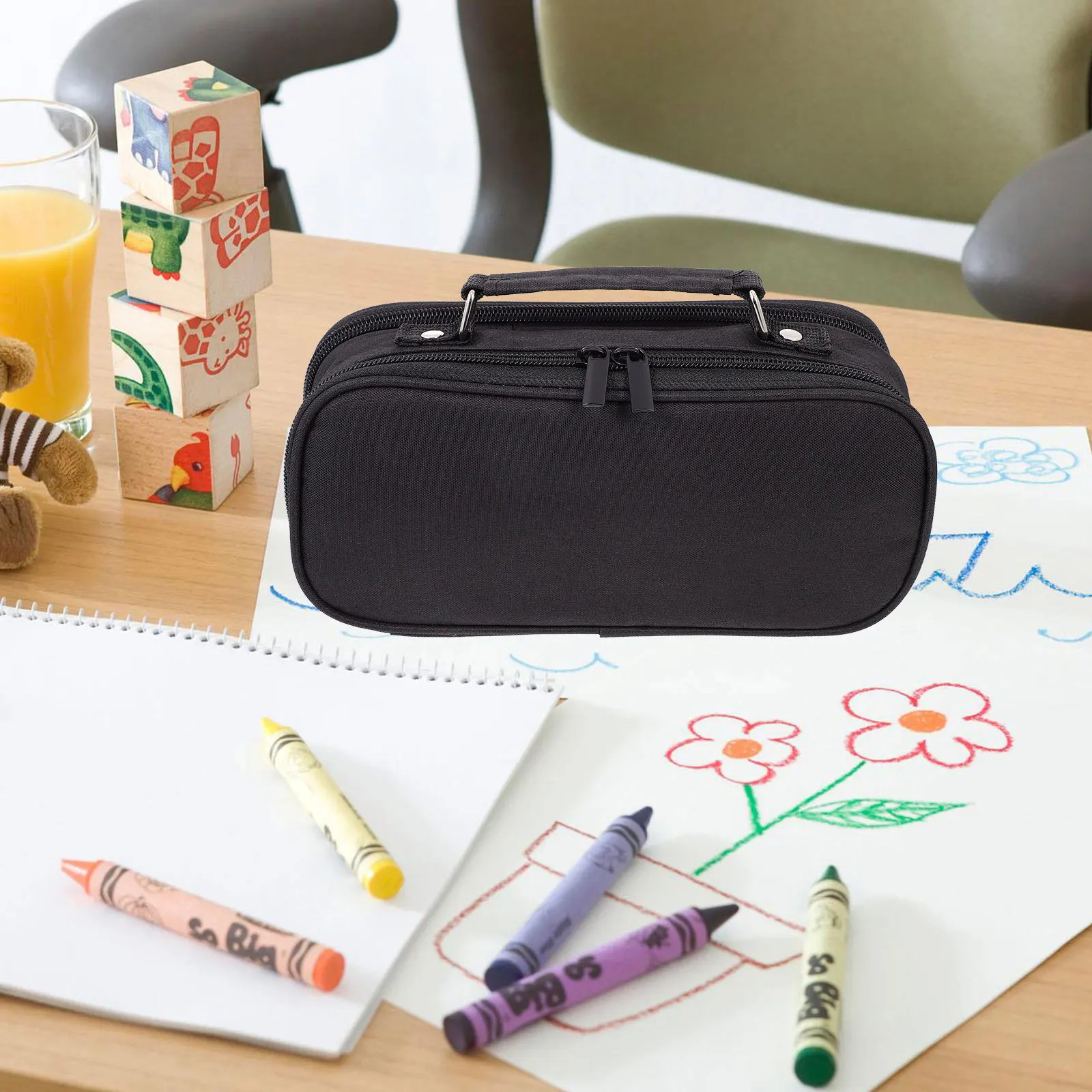 Pen Box Stationery Bag Practical Pencil Case Canvas Accessories Big Capacity School 
Pen Box Stationery Bag Practical Pencil Case Canvas Accessories Big Capacity School