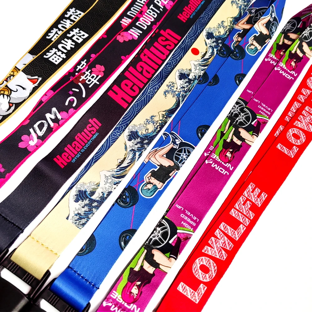 Japanese Lanyard Keychain on The Phone Nylon Card Credential Holder Keyring Auto Motorcycle Accessories for Man Performance Gift
Japanese Lanyard Keychain on The Phone Nylon Card Credential Holder Keyring Auto Motorcycle Accessories for Man Performance Gift