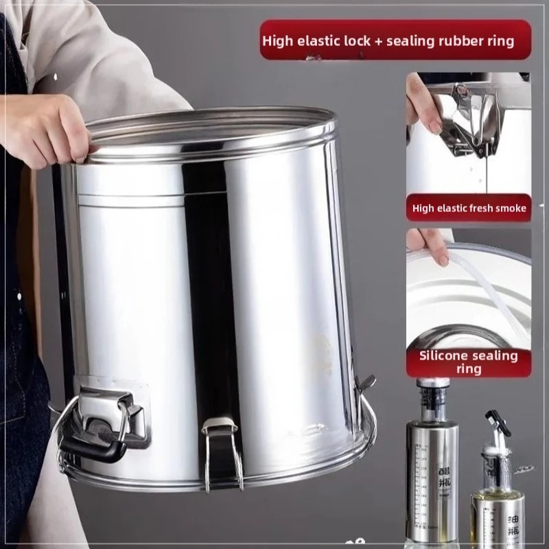 Oil Wine Honey Storage Bucket Add Stainless Steel Sealed Bucket Thickened Fermentation Bucket Tea Peanut
Oil Wine Honey Storage Bucket Add Stainless Steel Sealed Bucket Thickened Fermentation Bucket Tea Peanut