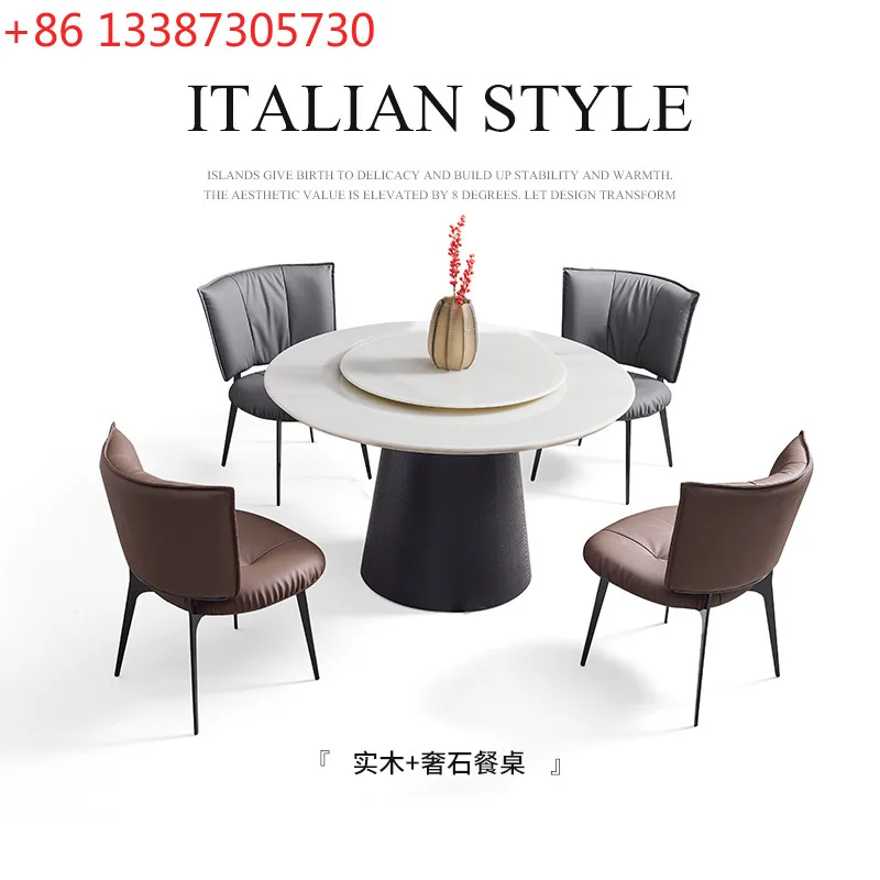 Роскошный каменный обеденный стол и стул с белой розой, современный простой круглый стол с поворотным столом, обеденный стол для дома
Роскошный каменный обеденный стол и стул с белой розой, современный простой круглый стол с поворотным столом, обеденный стол для дома