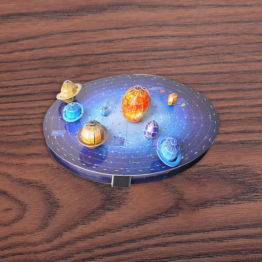 1Set Solar System 3D Puzzle Space 8 Planets Creative Educational Paper Jigsaw Kids Puzzle Parent-Child Teaching Aids Color
1Set Solar System 3D Puzzle Space 8 Planets Creative Educational Paper Jigsaw Kids Puzzle Parent-Child Teaching Aids Color