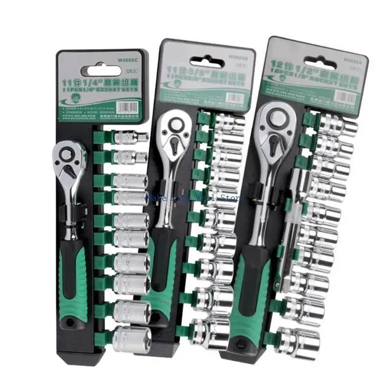 6.3mm Ratchet Screwdriver Wrench Sleeve Set DIY Household Repair Tools Screw Driver Bits Set Hand Tool
6.3mm Ratchet Screwdriver Wrench Sleeve Set DIY Household Repair Tools Screw Driver Bits Set Hand Tool