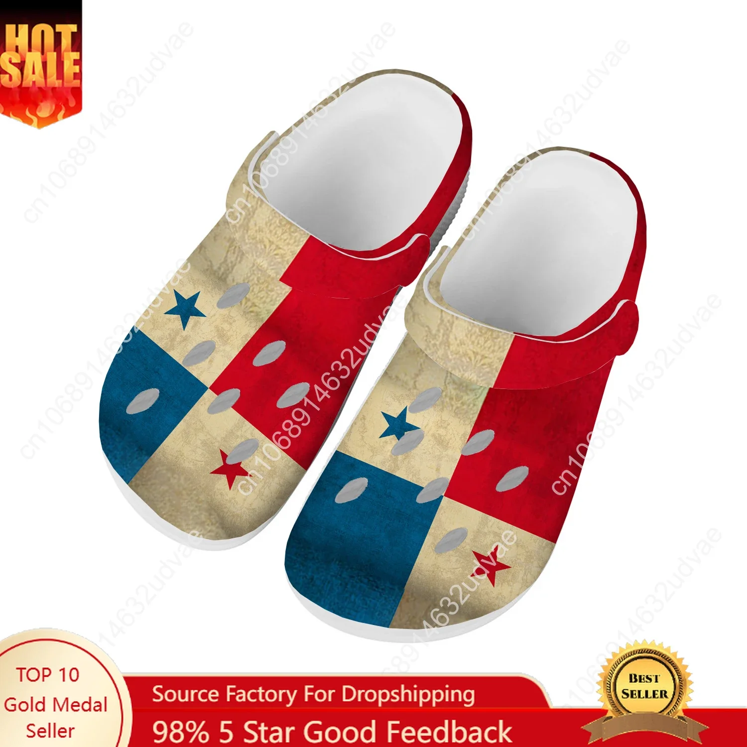 Panama National Flag Water Shoes Men Women Comfortable Home Garden Clogs Customizd Sandals Beach Breathable Hole Slippers
Panama National Flag Water Shoes Men Women Comfortable Home Garden Clogs Customizd Sandals Beach Breathable Hole Slippers