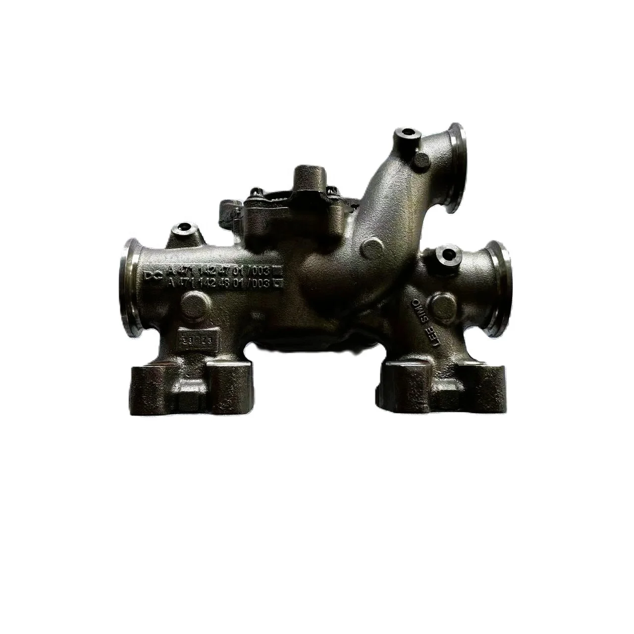 For Mercedes Truck Parts OM471 Exhaust Manifold (split Type) With Exhaust Gas Recirculation Ring Valve A4711406114
For Mercedes Truck Parts OM471 Exhaust Manifold (split Type) With Exhaust Gas Recirculation Ring Valve A4711406114