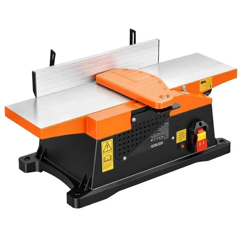 Benchtop Jointer, 6 in, 2 HP 12000 RPM Bench Top Wood Jointer, with Straight Cutterhead, 2 HSS Blades, 6 x 23 in Cast Aluminum Table, Up to 1/8 in Depth, Adjustable Fence, for Woodworking DIY
Benchtop Jointer, 6 in, 2 HP 12000 RPM Bench Top Wood Jointer, with Straight Cutterhead, 2 HSS Blades, 6 x 23 in Cast Aluminum Table, Up to 1/8 in Depth, Adjustable Fence, for Woodworking DIY