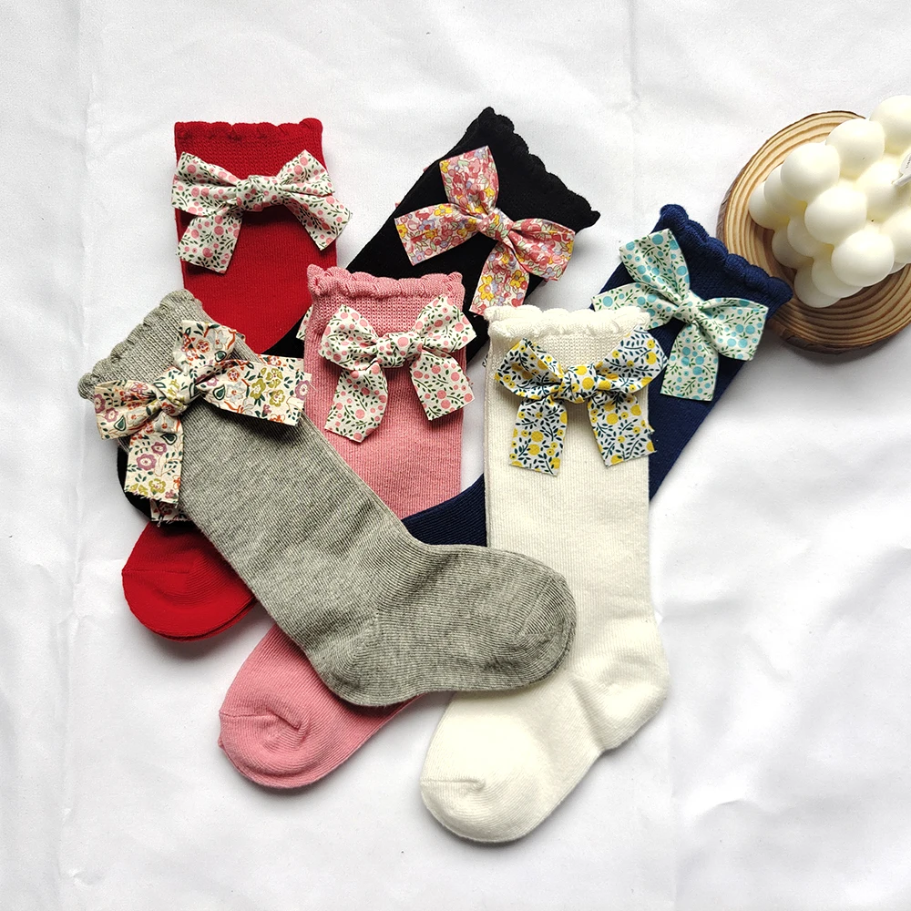New Spanish Toddlers Cotton Socks Autumn Winter Children Long Tube Sock For Girls Knee High Sock Flower Bows Cute Baby Socken
New Spanish Toddlers Cotton Socks Autumn Winter Children Long Tube Sock For Girls Knee High Sock Flower Bows Cute Baby Socken