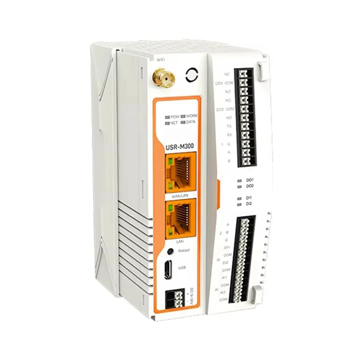 USR-M300 Промышленный шлюз IoT 4G Computing Modbus Шлюз Edge Computing ПЛК Контроллер ввода-вывода IoT Вилка европейского стандарта
USR-M300 Промышленный шлюз IoT 4G Computing Modbus Шлюз Edge Computing ПЛК Контроллер ввода-вывода IoT Вилка европейского стандарта