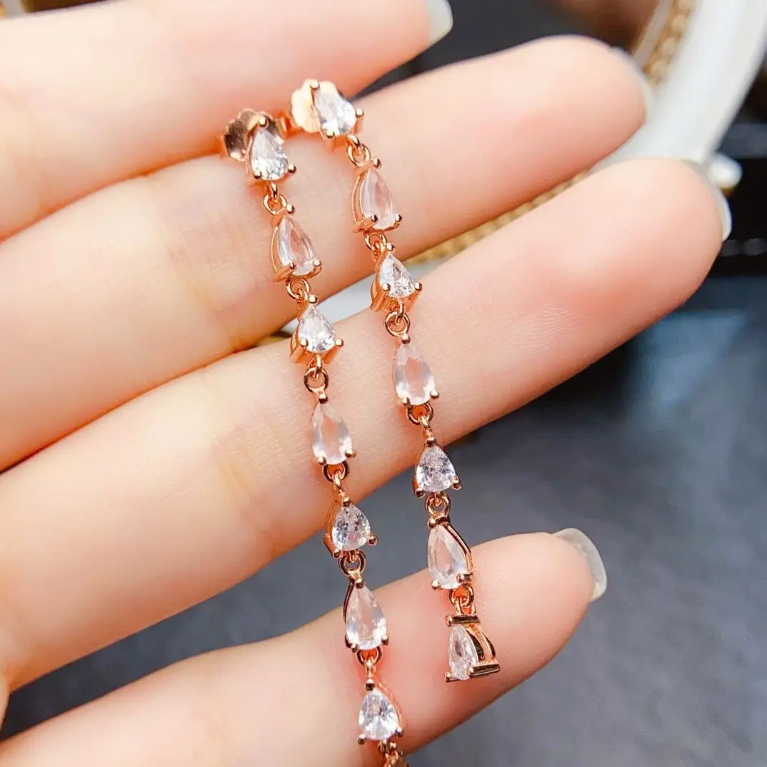 ZECAA Morganite Drop Earrings For Woman Drop Earrings With Natural Morganite Gemstone 3*5mm For Woman Morganite Jewelry Earrings
ZECAA Morganite Drop Earrings For Woman Drop Earrings With Natural Morganite Gemstone 3*5mm For Woman Morganite Jewelry Earrings