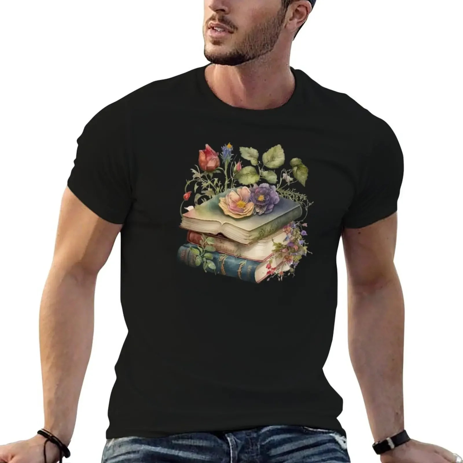 Floral Books T-Shirt Aesthetic clothing graphic shirts animal prinfor boys shirts graphic tee mens graphic t-shirts anime
Floral Books T-Shirt Aesthetic clothing graphic shirts animal prinfor boys shirts graphic tee mens graphic t-shirts anime