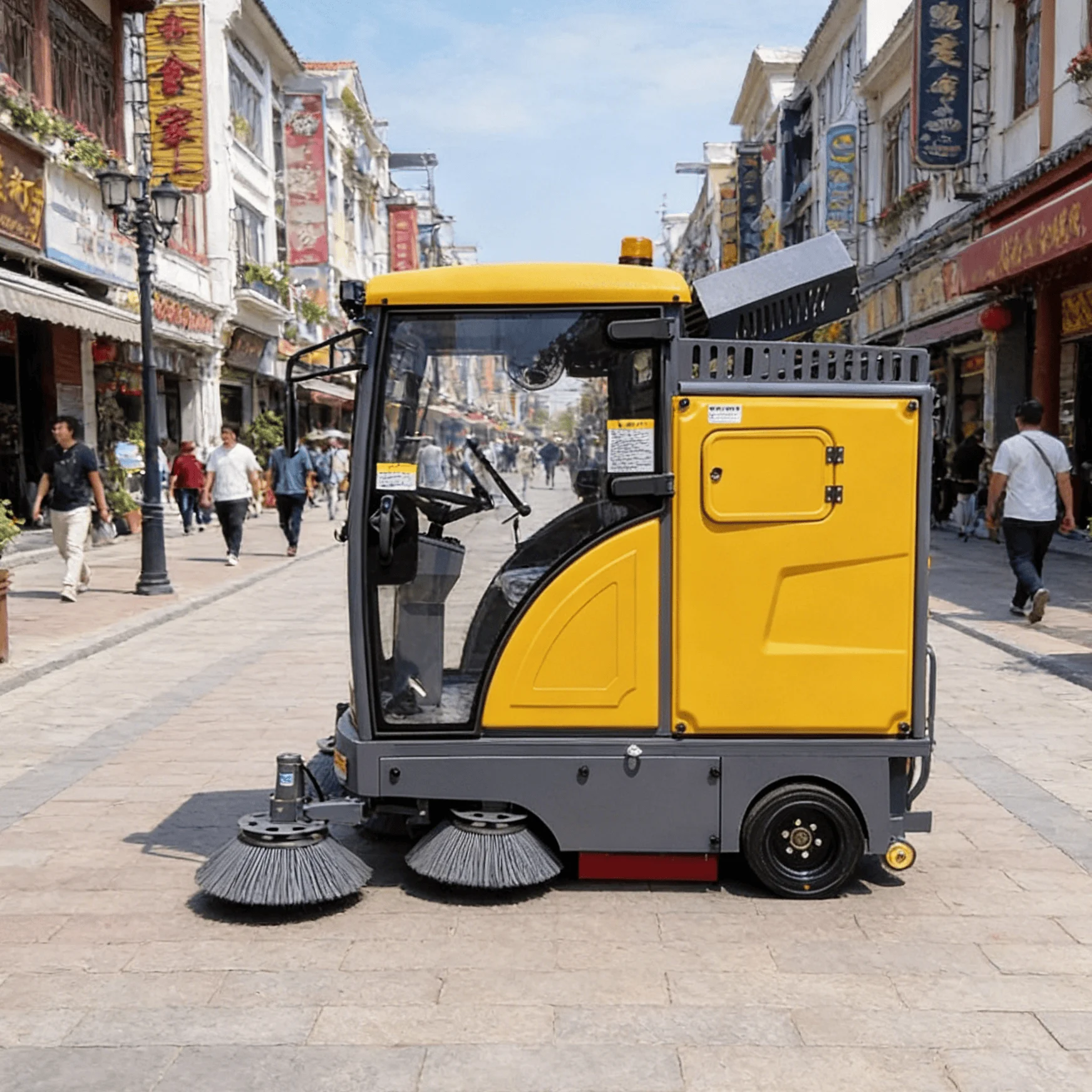 High Quality Electric Commercial Floor Cleaning Vehicle Low-Cost High-Pressure Vacuum Road Sweeper Cleaning Carts
High Quality Electric Commercial Floor Cleaning Vehicle Low-Cost High-Pressure Vacuum Road Sweeper Cleaning Carts
