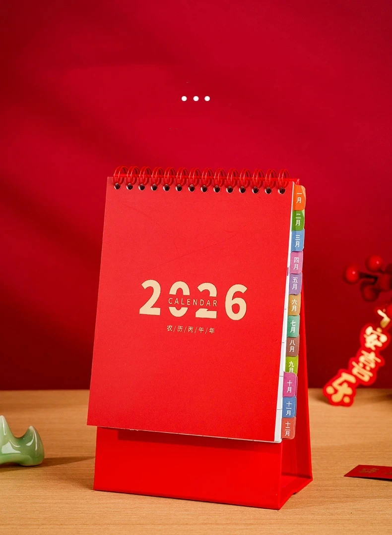 Chinese Style 2026 Desk Calendar Coil Binding Horse Horse Year Calendar Cartoon Month Date Display Monthly Planner
Chinese Style 2026 Desk Calendar Coil Binding Horse Horse Year Calendar Cartoon Month Date Display Monthly Planner