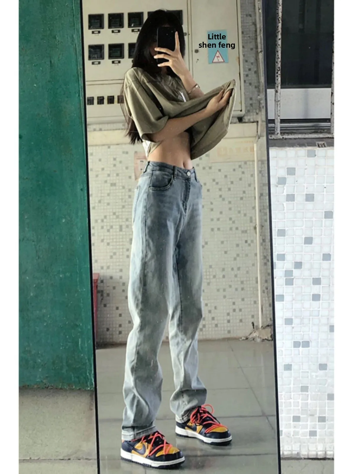 Light Blue Men's Extended Length Straight Leg Jeans High Waist Autumn OOTD American High Street Cotton Polyester Blend
Light Blue Men's Extended Length Straight Leg Jeans High Waist Autumn OOTD American High Street Cotton Polyester Blend