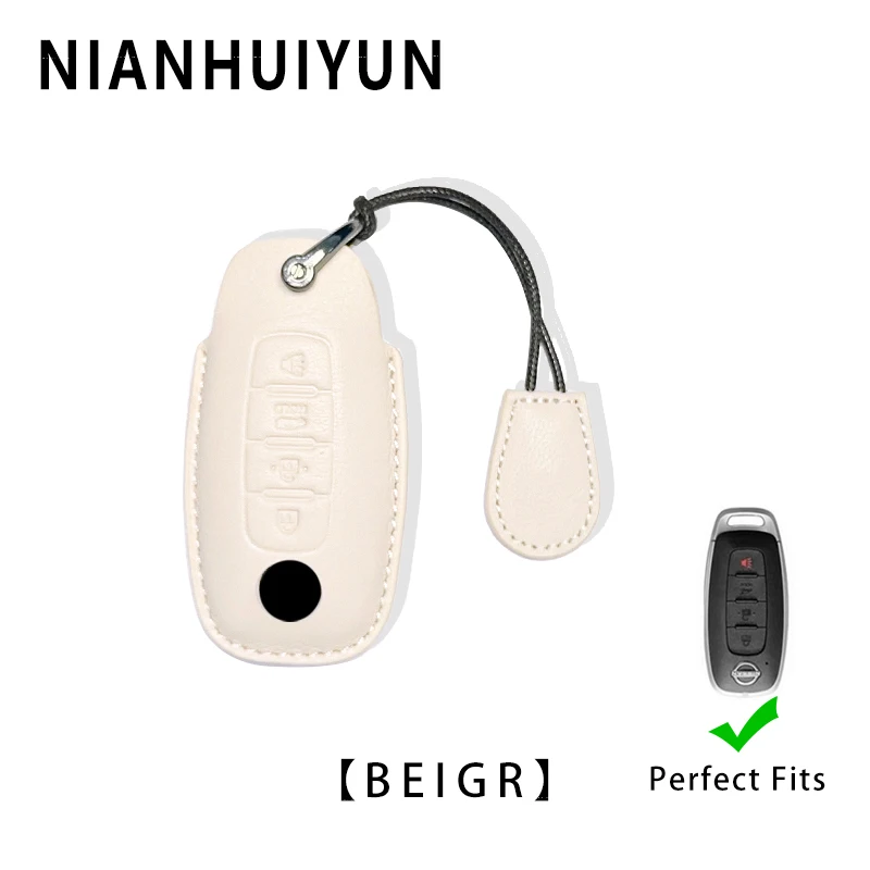 Leather Car Remote Key Case Cover For Nissan Tiida Teana Sylphy Qashqai J12 4Buttons Auto Key Shell Protection Accessories
Leather Car Remote Key Case Cover For Nissan Tiida Teana Sylphy Qashqai J12 4Buttons Auto Key Shell Protection Accessories