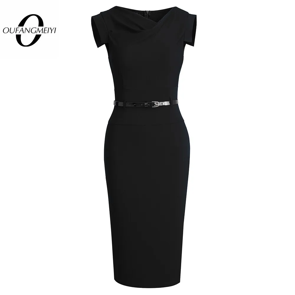 Summer Women Classy Solid Color Dresses Business Office Work Elegant Sheath Pencil Dress EB835
Summer Women Classy Solid Color Dresses Business Office Work Elegant Sheath Pencil Dress EB835