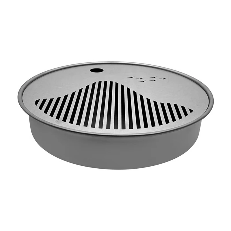 Outdoor Pure Titanium Circular Tea Tray Ultra Light And Simple Water Storage Type Tea Table Deepened Brewing Tray Tea
Outdoor Pure Titanium Circular Tea Tray Ultra Light And Simple Water Storage Type Tea Table Deepened Brewing Tray Tea