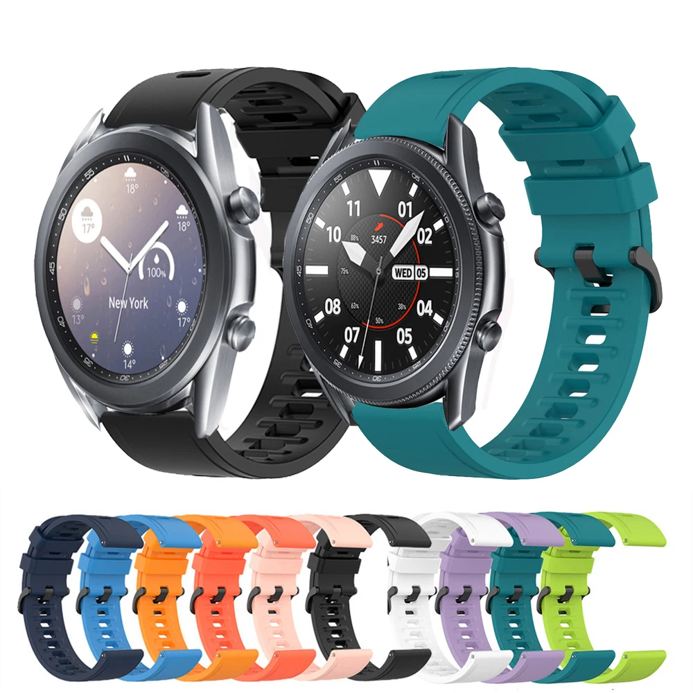 20mm 22mm Silicone Bracelet For Samsung Galaxy 3 41mm 45mm Smart Watch Replace Strap For Galaxy 42mm 46mm/Gear S3 Sport Band
20mm 22mm Silicone Bracelet For Samsung Galaxy 3 41mm 45mm Smart Watch Replace Strap For Galaxy 42mm 46mm/Gear S3 Sport Band
