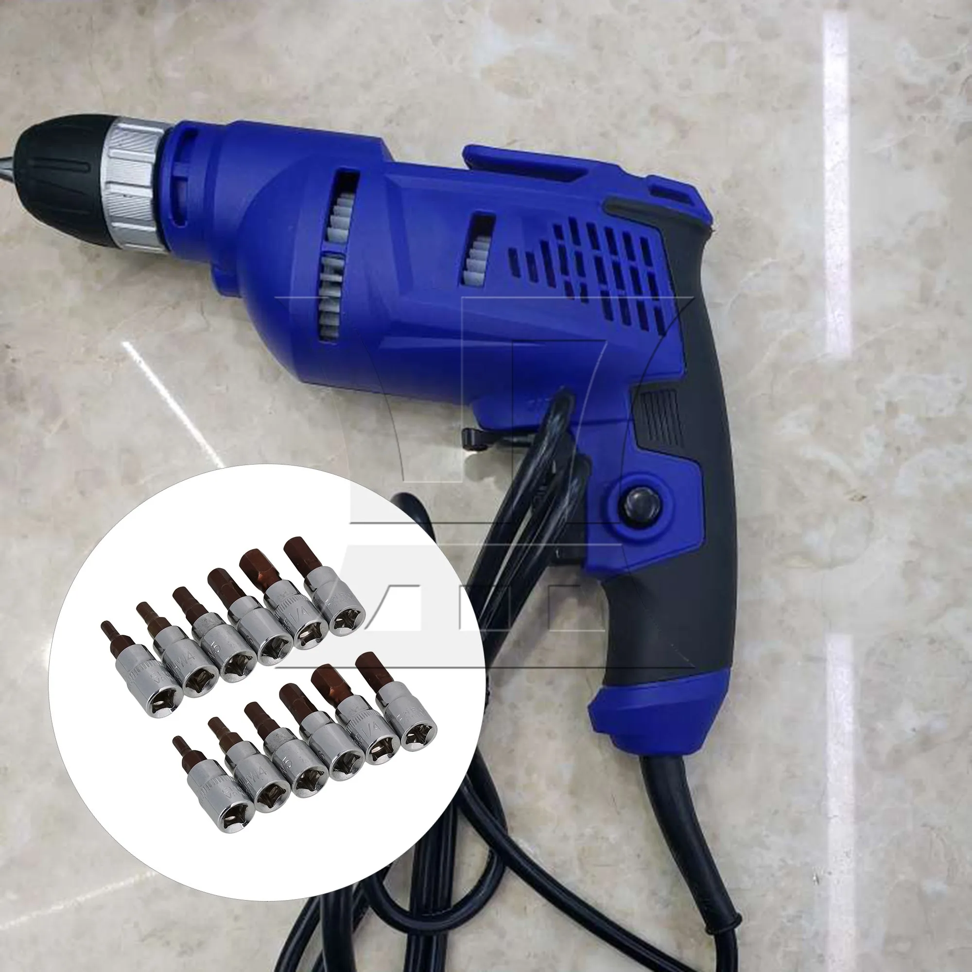 CNBTR 12 Pieces S2 Alloy Steel Bit Socket Tool Kit Hand Repair Tool Set for Parbuckle Screws Fastener Driving
CNBTR 12 Pieces S2 Alloy Steel Bit Socket Tool Kit Hand Repair Tool Set for Parbuckle Screws Fastener Driving