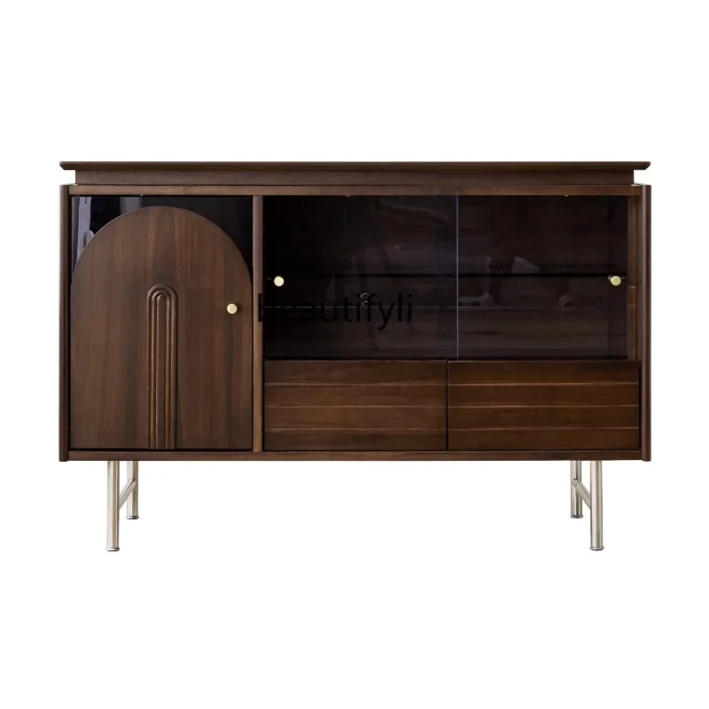 Nordic solid wood dining side cabinet locker household kitchen simple living room wall coffee cabinet
Nordic solid wood dining side cabinet locker household kitchen simple living room wall coffee cabinet